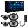 Alpine iLX-W670 Digital Multimedia Receiver & 2 Pairs Alpine S2-S68 Type S 6x8 Coax Speakers w/Power Pack view 1