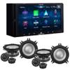 Alpine iLX-W670 Digital Multimedia Receiver & 2 Pairs Alpine S2-S40C Type S 4" Component Speakers view 1