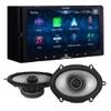 Alpine iLX-W670 Digital Multimedia Receiver & 1 Pair Alpine S2-S68 Type S 6x8 Coax Speakers view 1