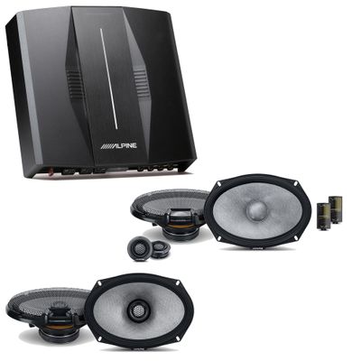 Alpine PXE-C80-88 OPTIM8 8-Channel Hi-Res Digital Sound Processor Amplifier w/ R2-S69C & R2-S69 Bundle
