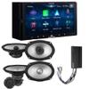 Alpine iLX-W670 Digital Multimedia Receiver & 1 Pair Alpine S2-S69 Type S 6x9 Coax, S2-S69C Type S 6x9 Comp. Including Power Pack view 1