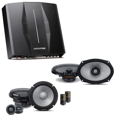 Alpine PXE-C80-88 OPTIM8 8-Channel Hi-Res Digital Sound Processor Amplifier w/ R2-S65C & R2-S69 Bundle