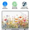 14 Inch Laptop Skin Sticker Cover Premium Sticker Cover Art Decal Decorative (Included 2 Wrist Pad Skins) - Wild Flowers view 2