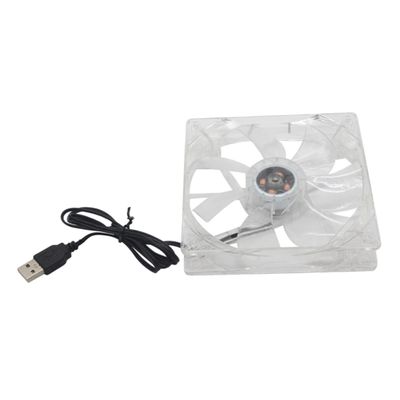 HEMOTON Silent Fan for Computer 12cm Cooling Ventilation for Router Cabinet Portable HDD