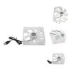 HEMOTON Silent Fan for Computer 12cm Cooling Ventilation for Router Cabinet Portable HDD view 2