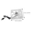 HEMOTON Silent Fan for Computer 12cm Cooling Ventilation for Router Cabinet Portable HDD view 4