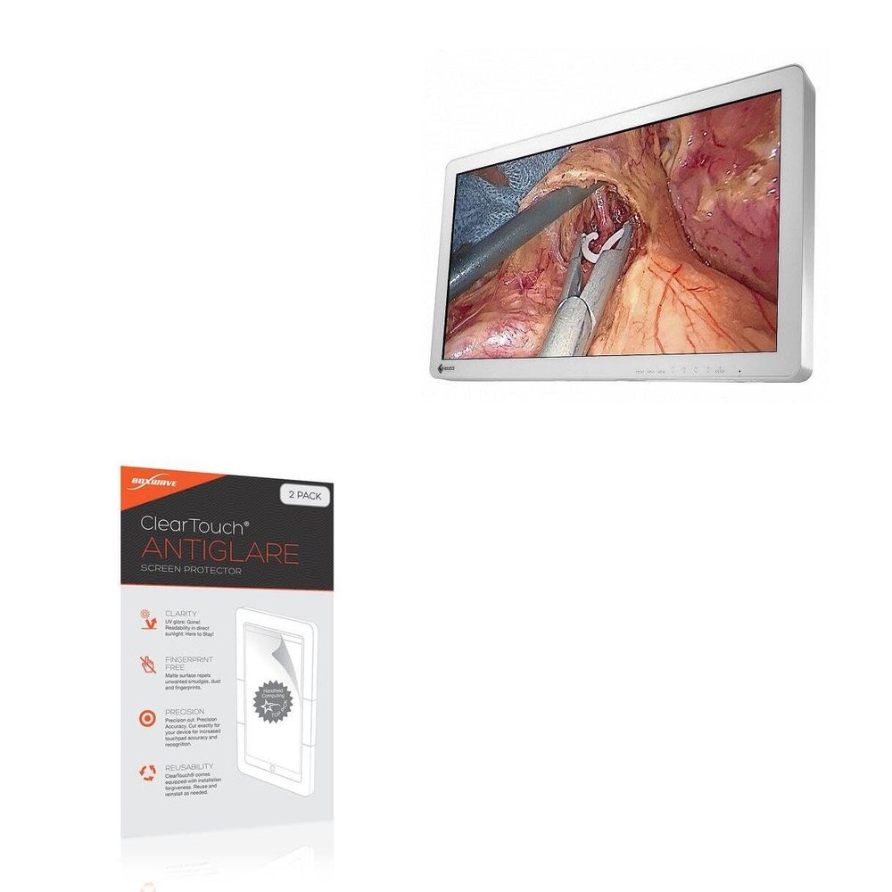 BoxWave Screen Protector Compatible with EIZO Curator EX2721 - ClearTouch Anti-Glare (2-Pack), Anti-Fingerprint Matte Film Skin