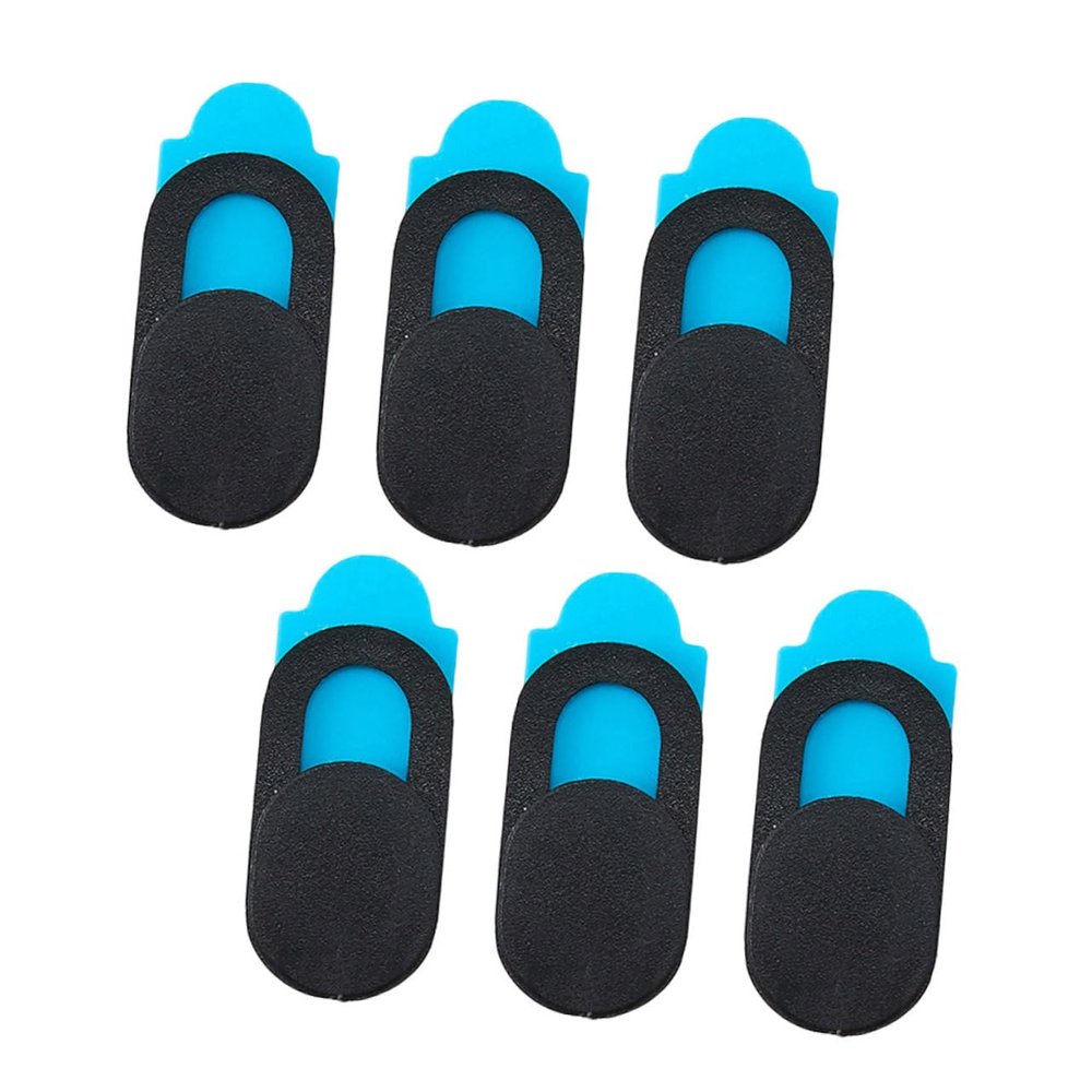 Hemoton 6Pcs Webcam Cover Slider Anti-Peeping Privacy Shield for Smartphones Tablets Computers Abs Plastic Easy Installation Compatible with Laptops Desktops