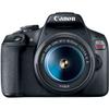 Canon EOS Rebel T7 / 2000D DSLR Camera with Canon EF-S 18-55mm f/3.5-5.6 is II and EF 75-300mm f/4-5.6 III Lens + 128 GB Memory + Extra Battery + Tripod + More (33pc Bundle) (Renewed) view 3