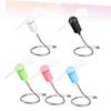 Hemoton 5pcs Usb Mini Flexible Fan Quiet Portable Cooling Fans for Notebook and Computer Random for Home Office and Outdoor Use view 3