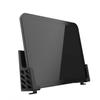 Hemoton 1pc Double-Slot Wall Bracket for Tablets and Phones Storage Stand Black Wall Hanging Rack Space-Saving Design for Use view 3