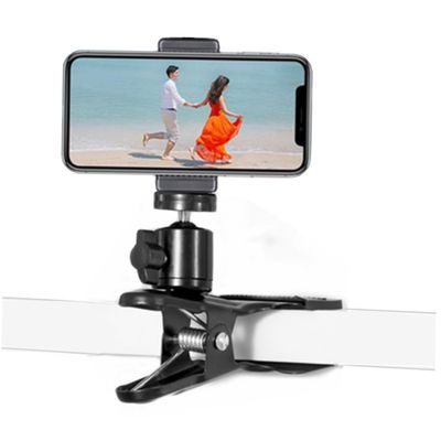 Hemoton 360 Degree Rotating Clamp Phone Holder Universal Stand for Smartphone Tablet Mobile Phone