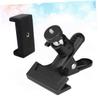 Hemoton 360 Degree Rotating Clamp Phone Holder Universal Stand for Smartphone Tablet Mobile Phone view 3