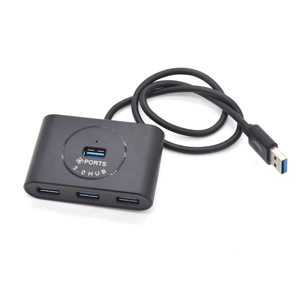 HEMOTON USB Hub 3.0 4-Port High Speed Hub USB Connector Ideal for Phone Tablet