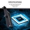 GZSHUNLI Pc 8 Channels Fan Hub Cooling Fan Speed Controller for CPU Case HDD VGA PWM Fan PCI Bracket Power by 12V Fan (4Pin) view 2