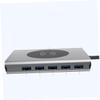 ARTIBETTER USB Hub Pd Rapid Charging Docking Station with Type-c to USB Vga Gigabit Ethernet and Audio Adapter for Home Use Supports Video and Data Transfer view 4