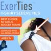 ExerTies Silicone Cable Ties Reusable - Made in Maine USA - Medical Grade Silicone Cord Ties - Endless Uses: for Cords, iPhones, Cables, Sleeves & More - (16 Pack) (Black) view 4