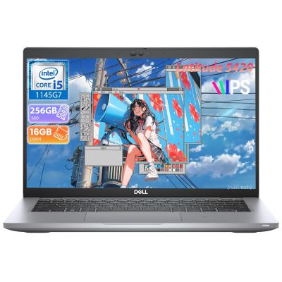 Dell Latitude 5420 14" Laptop, i5-11th Gen, 16GB RAM, 256GB SSD, Win11 Pro (Renewed)