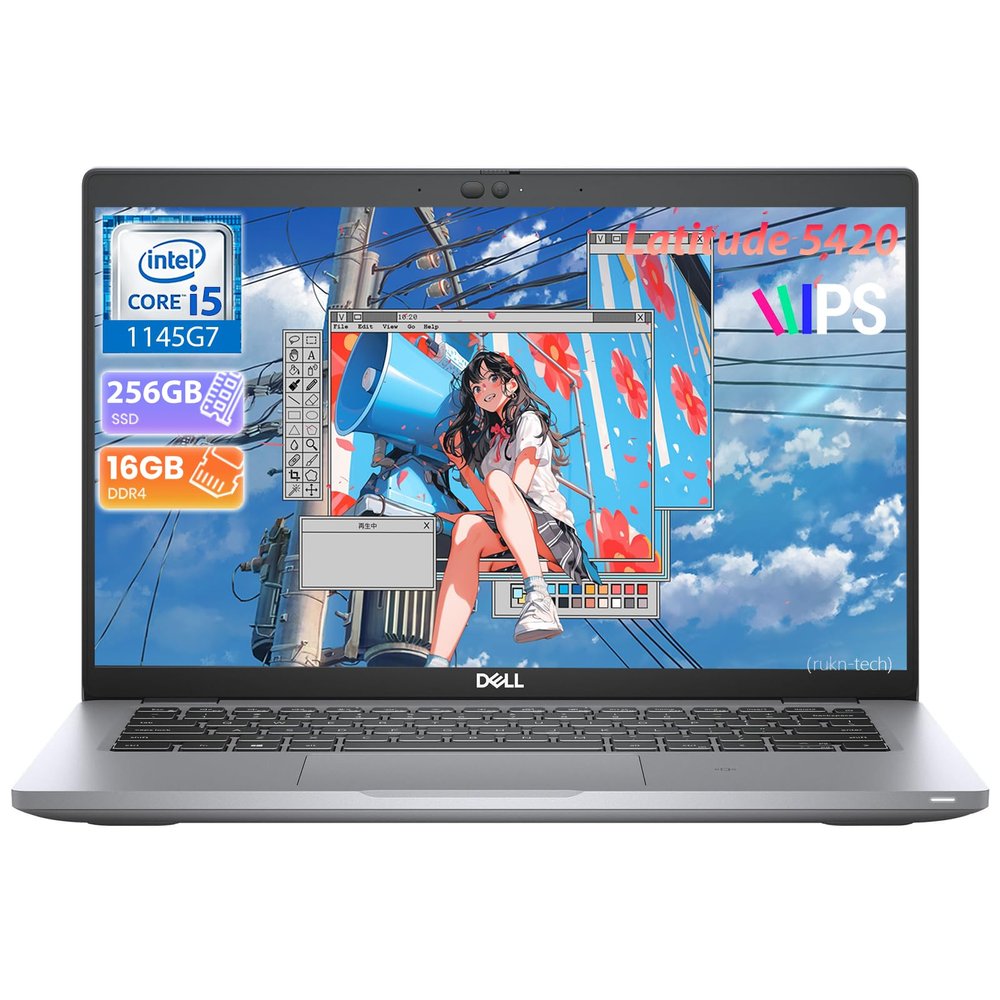 Dell Latitude 5420 14" Laptop, i5-11th Gen, 16GB RAM, 256GB SSD, Win11 Pro (Renewed)