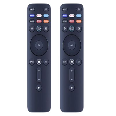 [2 Packs] Universal Vizio Remote XRT260 No Voice Fit for All VIZIO Smart TV Smartcast 4K P-Series V-Series D-Series M-Series XRT136 XRT140 with Hbomax,Netflix,PrimeVideo,Plutotv,iHeartRadio,Crackle
