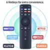 [2 Packs] Universal Vizio Remote XRT260 No Voice Fit for All VIZIO Smart TV Smartcast 4K P-Series V-Series D-Series M-Series XRT136 XRT140 with Hbomax,Netflix,PrimeVideo,Plutotv,iHeartRadio,Crackle view 2