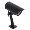 OSALADI Dummy High Simulation CCTV Camera Outdoor Security Monitor Bracket Realistic Design for Use Black view 1
