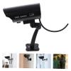 OSALADI Dummy High Simulation CCTV Camera Outdoor Security Monitor Bracket Realistic Design for Use Black view 2