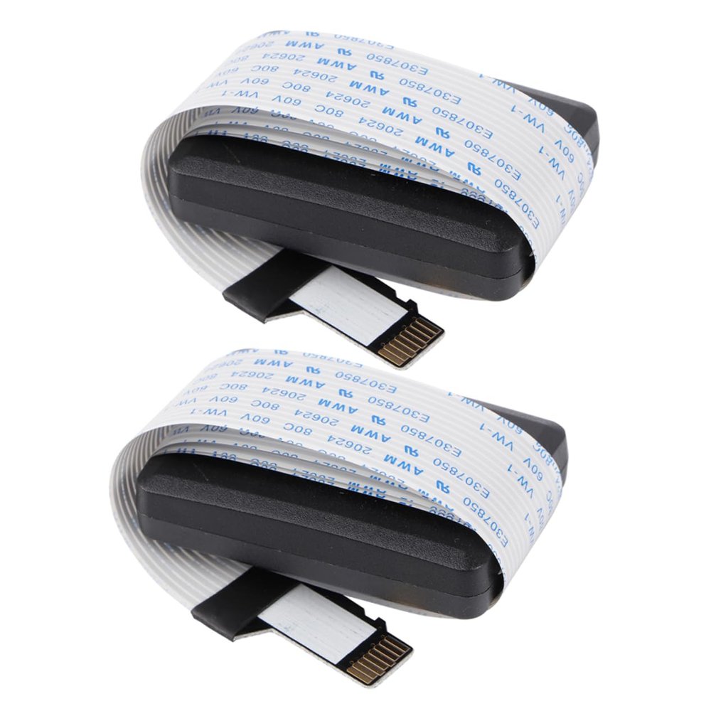 ARTIBETTER 2pcs Micro to Standard Memory Card Extension Cable Adapter Extender for GPS Car DVD Dvr and Large Equipment Supports Cards Over