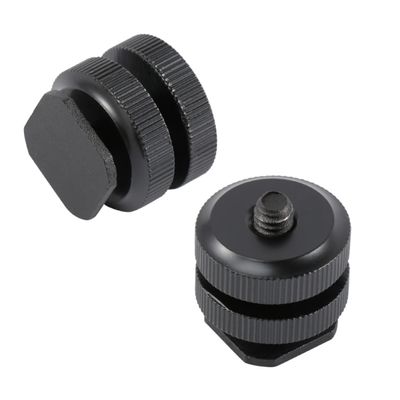 MERRYHAPY 3pcs Hot Shoe Mount Adapter Tripod Screw DSLR Camera Hot Shoe to Screw