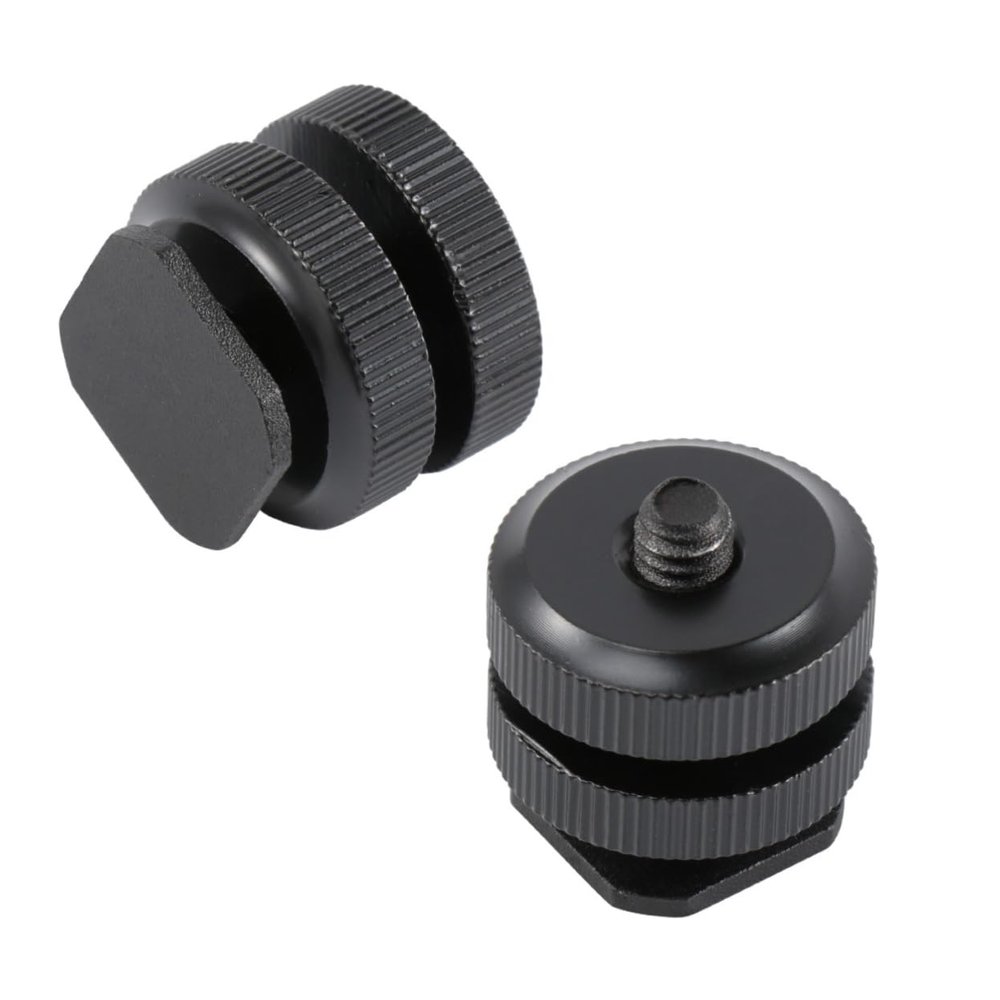 MERRYHAPY 3pcs Hot Shoe Mount Adapter Tripod Screw DSLR Camera Hot Shoe to Screw