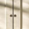 PRETYZOOM Retro Rose Cabinet Knobs 1.38 Inch Single Hole Floral Drawer Handles Vintage Style Brass Hardware for Dressers Wardrobes and Cabinets view 4