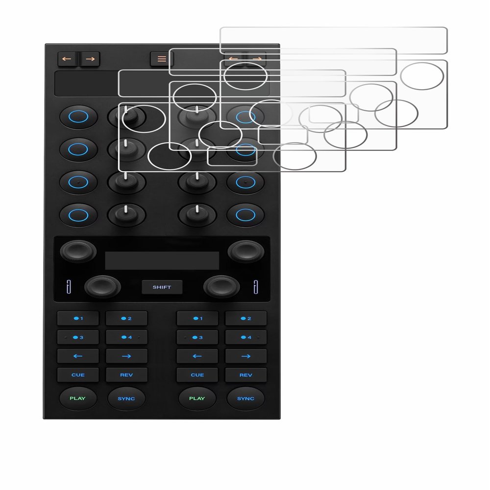 brotect 6-Pack Screen Protector for Native Instruments Traktor Kontrol X1 MK3 - HD-Clear Protection Film