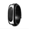 wide Leather stitched cuff band compatible with Xiaomi Mi Band 3 4 5 6 7 8, Handmade UA 2956st view 1