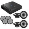 Alpine S2-A36F S-Series Class-D 4-Channel Amp w/ (2) S2-S65 S-Series 6.5" Coaxial & Grill Bundle view 1