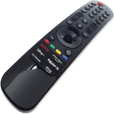 121AV Original MR23GA Magic Motion Sensor Voice TV Remote Control Compatible with LG MR21GA/MR22GA OLED Z2/1, G2/G1, C2/C1, B2/1, A2/1 Models, Black