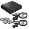 Alpine S2-A36F S-Series Class-D 4-Channel Amp w/ (2) S2-S690C 6x9 Comp & Grill Bundle view 1