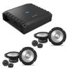 Alpine S2-A36F S-Series Class-D 4-Channel Amp w/ (2) S2-S65C 6.5" Comp. Bundle view 1