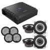 Alpine S2-A36F S-Series Class-D 4-Channel Amp w/ (2) S2-S50 5.25" & Grill Bundle view 1