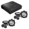 Alpine S2-A36F S-Series Class-D 4-Channel Amp w/ (2) S2-S40C 4.0" Comp Bundle view 1