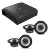 Alpine S2-A36F S-Series Class-D 4-Channel Amp w/ (2) S2-S65 S-Series 6.5" Coaxial Bundle view 1