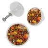 Round Drawer Pulls and Knobs,Handles for Cabinets and Drawers,4Pcs,Autumn Harvesting with Pumpkin,Closet Door Knobs view 2