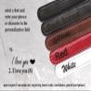 Double wrap Leather stitched cuff band compatible with Xiaomi Mi Band 3 4 5 6 7 8, Handmade UA 2981st view 3