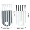 HANCOME 6 Pcs Cleaning Brush Keyboard Cleaner, Multi-Function Computer Cleaning Tools Kit Corner Gap Duster Keycap Puller for Keyboard Cup Cover, White view 2
