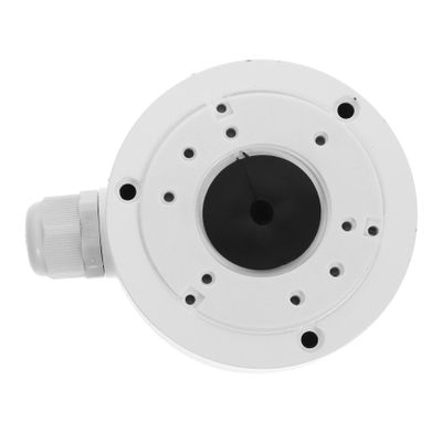 Hoement Outdoor Junction Box for Security Cameras Durable Cord Protector with Ceiling Mount Design Cable Storage for Harsh Weather Conditions
