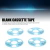 ciciglow Reel to Reel Cassette Tape, DIY Homemade Blank Cassette Tape 4 Reels 2 Wheels Professional Cassette Tape Set for Music Lovers and Collectors (Blue) view 3