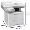 Brother MFC-L6915DW Wireless Laser Multifunction Printer - Monochrome - Copier/Fax/Printer/Scanner - 52 ppm Mono Print - 1200 x 1200 dpi Print - Automatic Duplex Print - Up to 160000 Pages Monthly - view 4