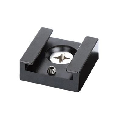Uonlytech 2pcs Multifunction Cold Shoe Mount Adapter Quick Release Flash Stand Bracket for Camera Aluminum Alloy Compatible