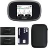 Verizon Wireless Jetpack Inseego MiFi 8800L | Free VPN Mobile Hotspot for Travel | 4G Mobile Portable WiFi | Unlocked Globally | Near 5G Speed up to 1200 Mbps | EVDO-LINK Bundle - Verizon Sim Card view 1