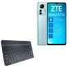 BoxWave Keyboard Compatible with ZTE Blade A72s - SlimKeys Bluetooth Keyboard, Portable Thin with Chiclet-Style Keys - Jet Black view 1