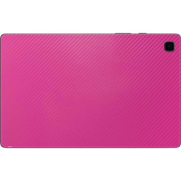 Skinit Decal Tablet Skin Compatible with Galaxy Tab A7 (2021) - Pink Carbon Fiber Specialty Texture Material Design